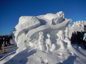 Winning Snow Sculpture